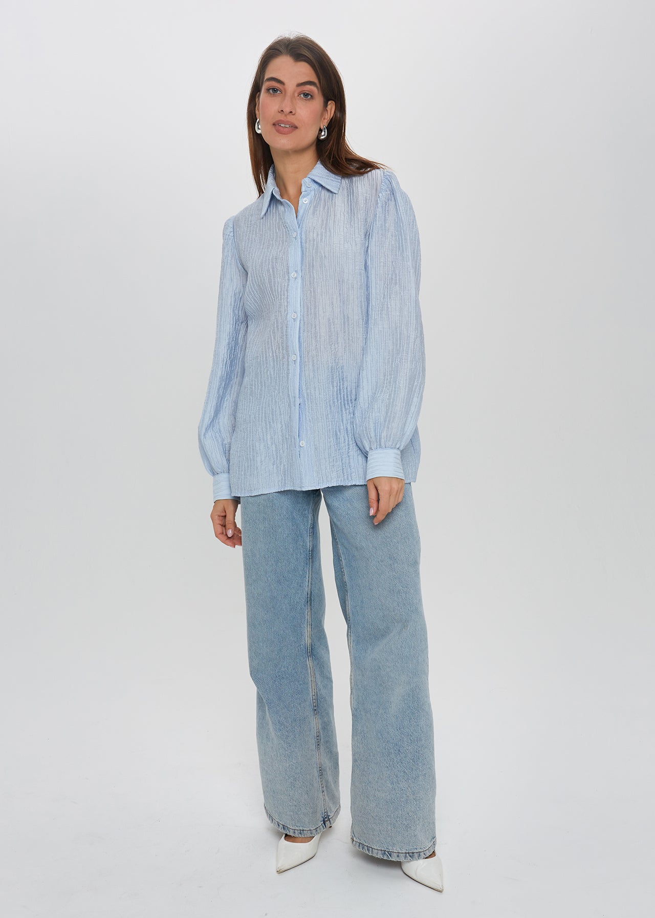 IŠSKIRTINIAI - ŠVIESIAI MELSVI MARŠKINIAI