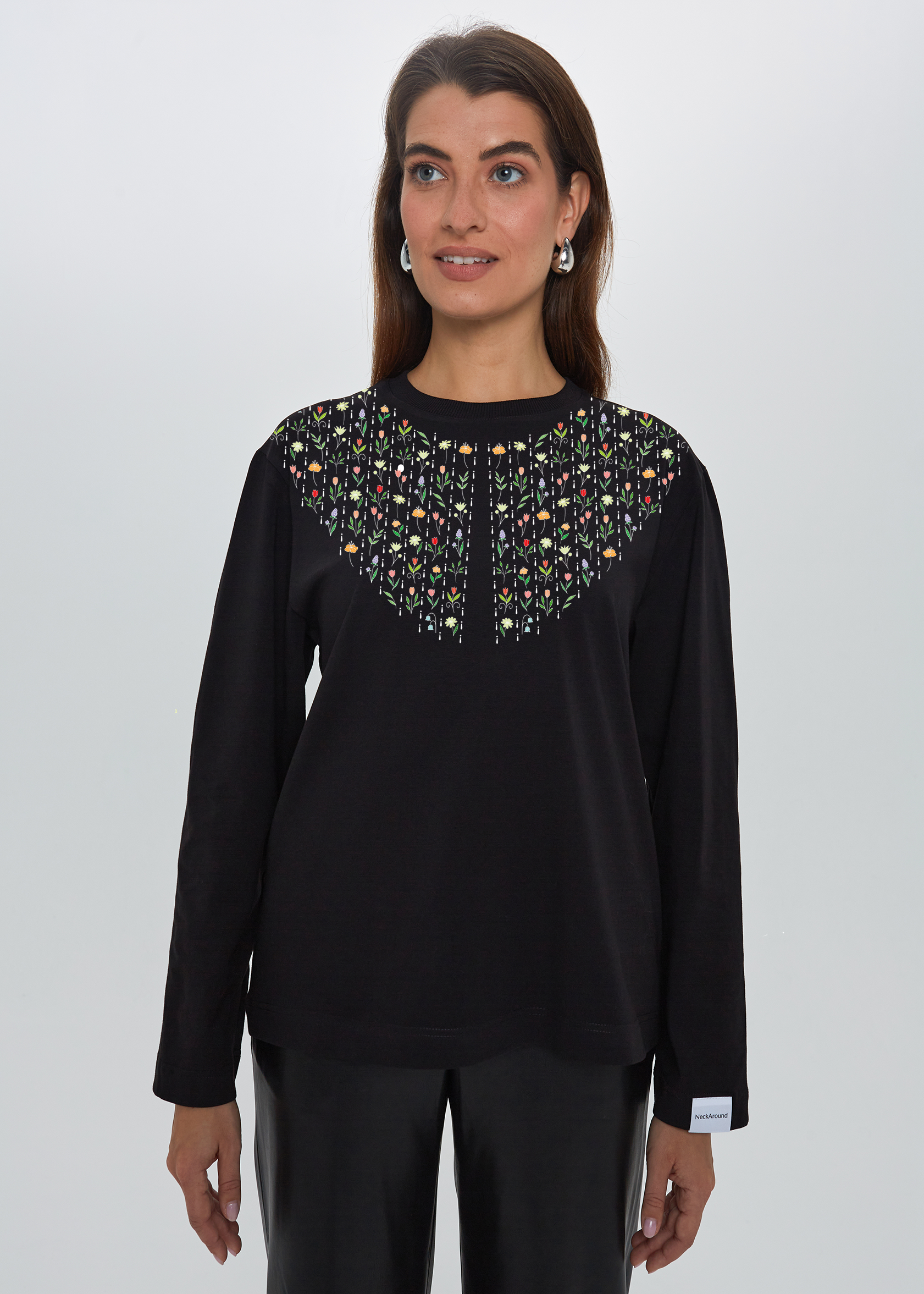 "GĖLIŲ JŪRA", MARŠKINĖLIAI ILGOMIS RANKOVĖMIS