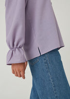 WOMEN'S ROMANTIC BLOUSE WITH COLLAR