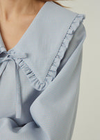 ROMANTIC BLOUSE, BLUE