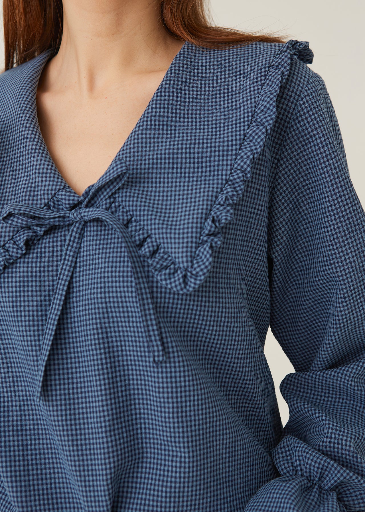 ROMANTIC BLOUSE, BLUE