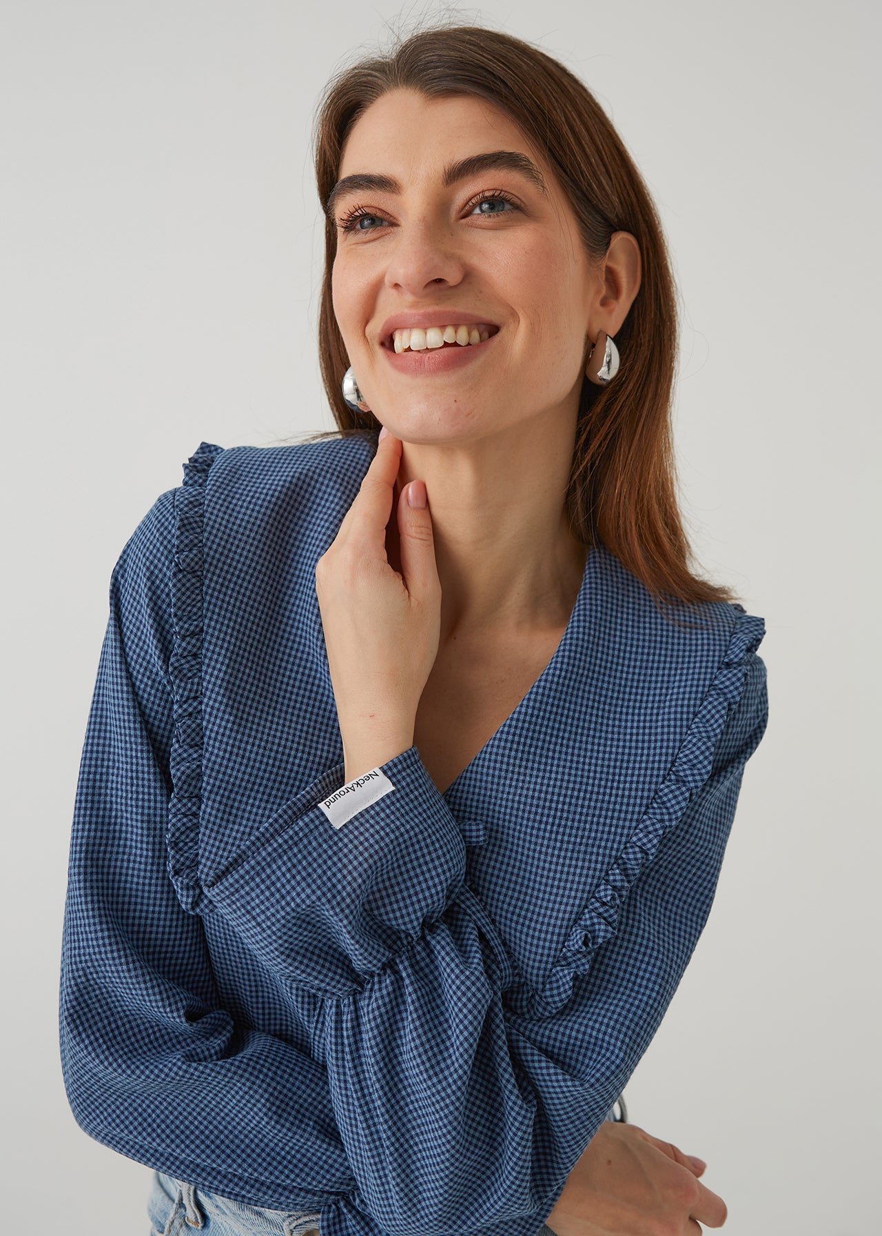 ROMANTIC BLOUSE, BLUE