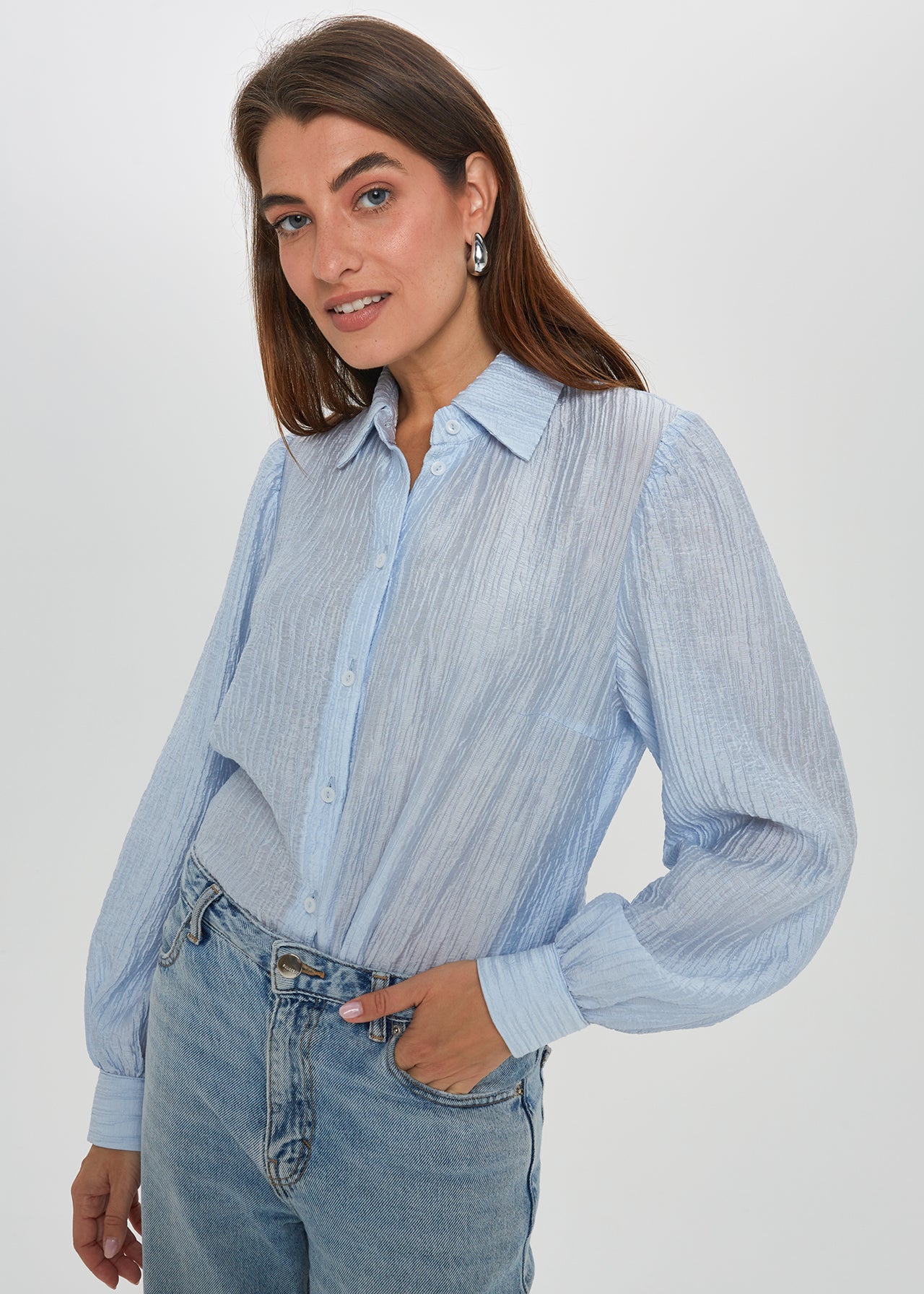 IŠSKIRTINIAI - ŠVIESIAI MELSVI MARŠKINIAI