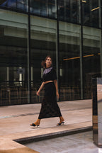 "ETHNO GĖLĖS", JUODI MARŠKINĖLIAI