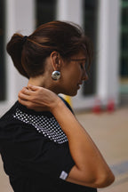 "KVADRATUKAI", JUODI MARŠKINĖLIAI