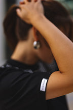 "KVADRATUKAI", JUODI MARŠKINĖLIAI