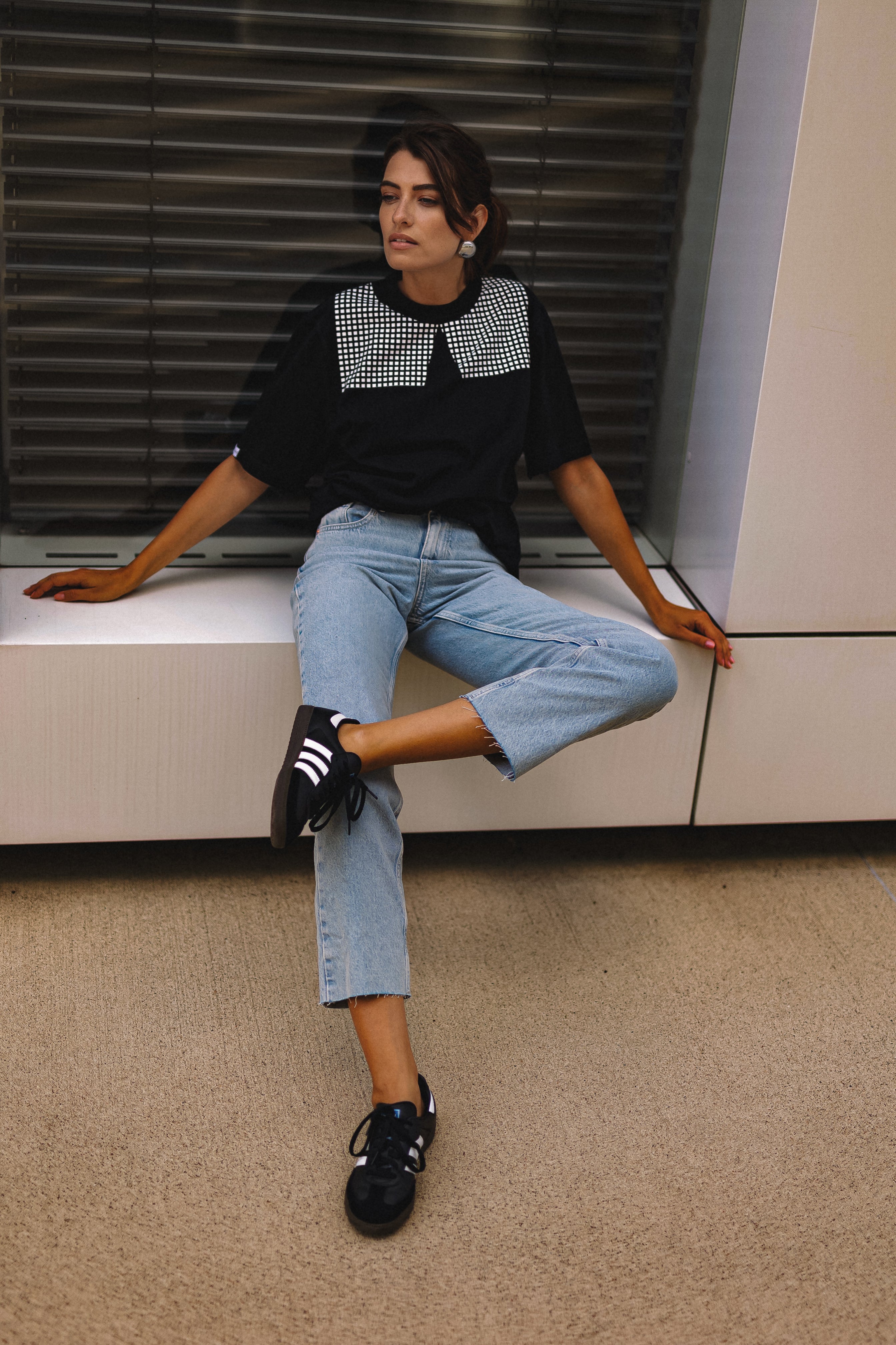 "KVADRATUKAI", JUODI MARŠKINĖLIAI