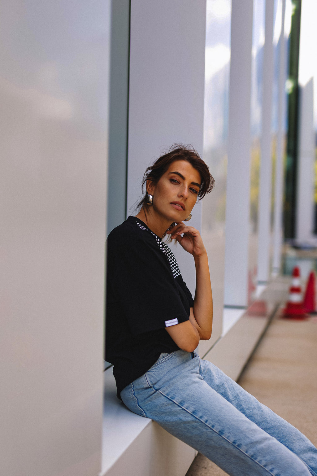 "KVADRATUKAI", JUODI MARŠKINĖLIAI