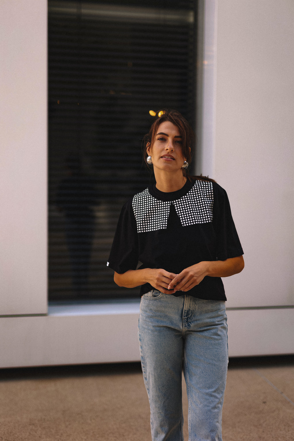 "KVADRATUKAI", JUODI MARŠKINĖLIAI