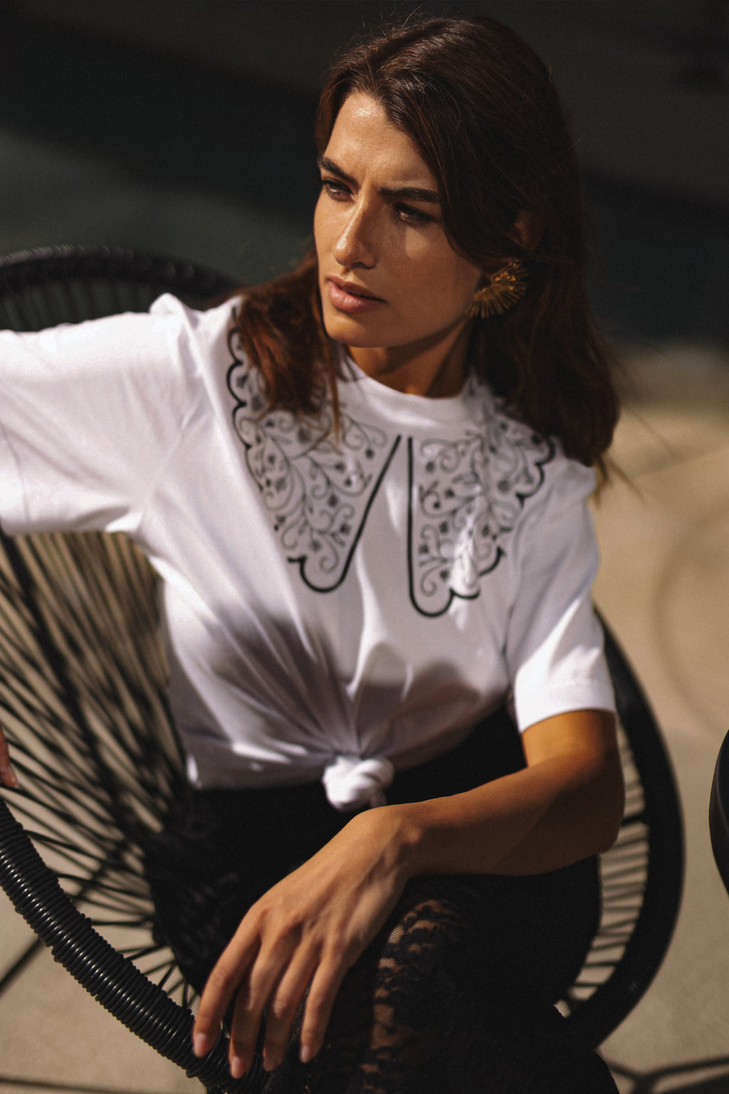 "ETHNO GĖLĖS", BALTI MARŠKINĖLIAI