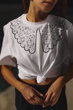 "ETHNO GĖLĖS", BALTI MARŠKINĖLIAI