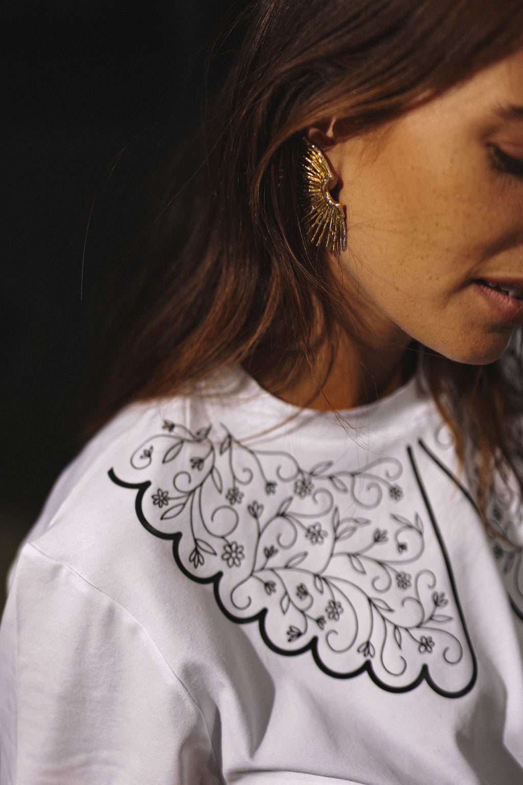 "ETHNO GĖLĖS", BALTI MARŠKINĖLIAI