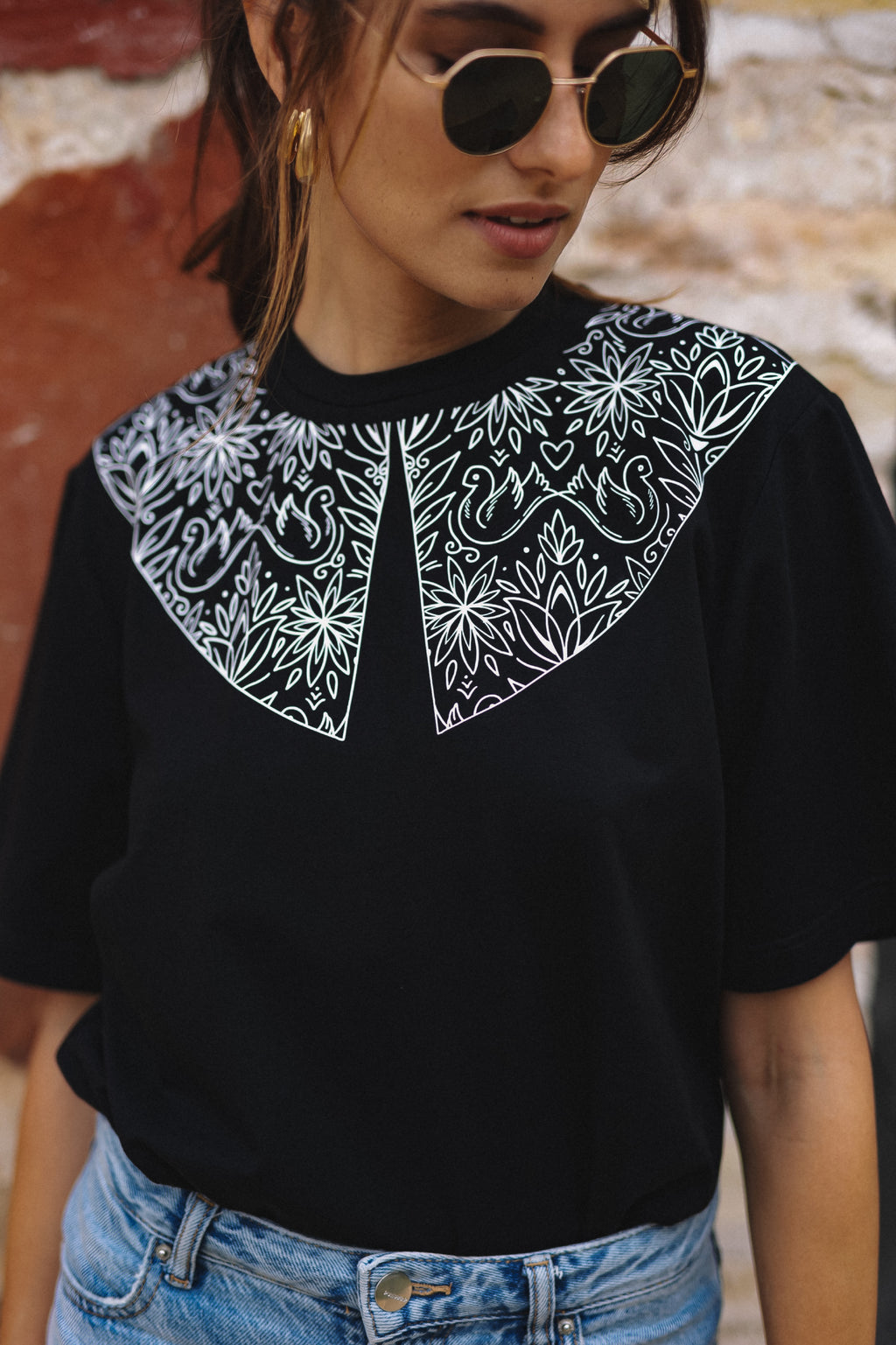 "ETHNO PAUKŠTELIAI", JUODI MARŠKINĖLIAI