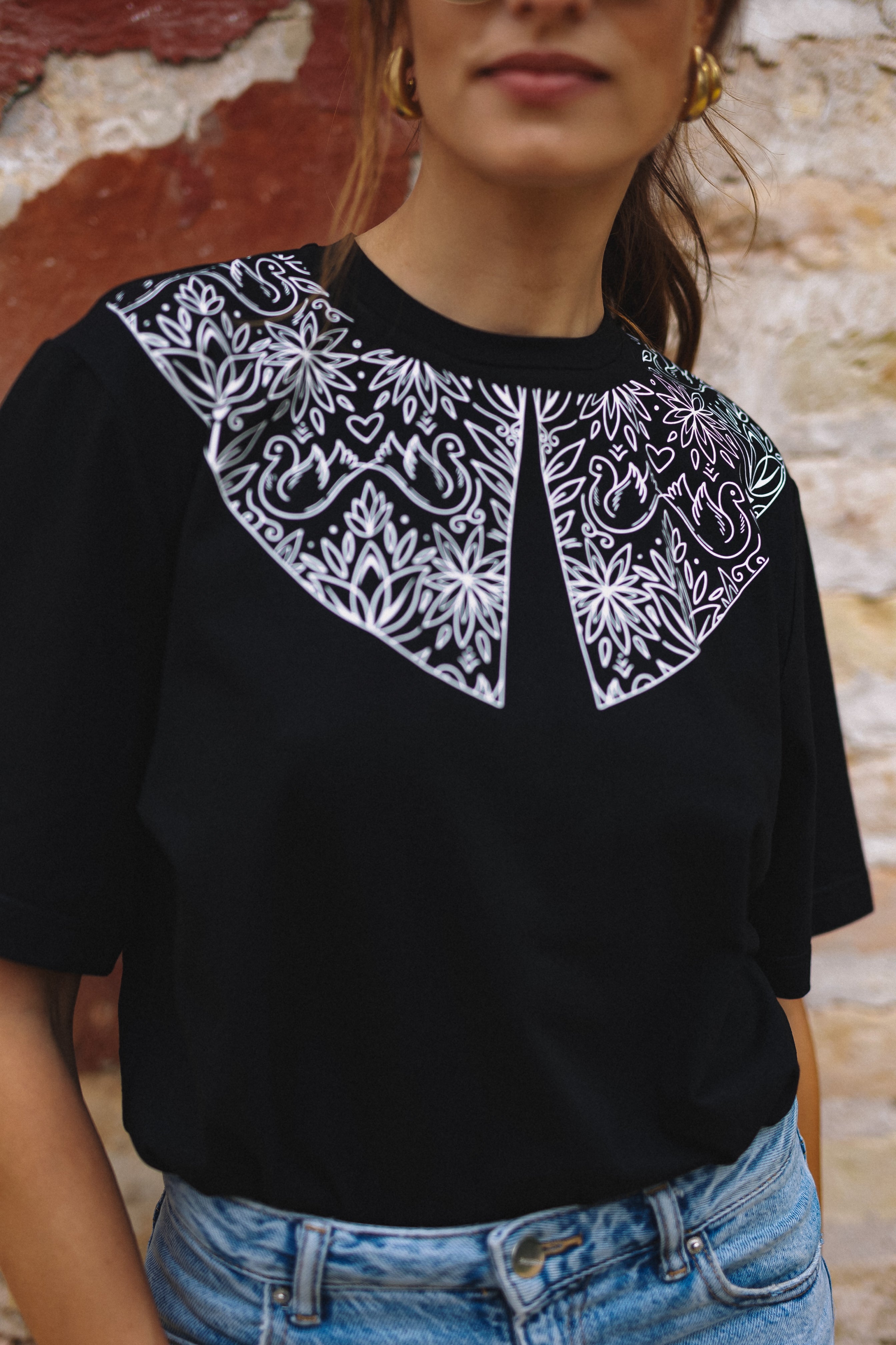 "ETHNO PAUKŠTELIAI", JUODI MARŠKINĖLIAI