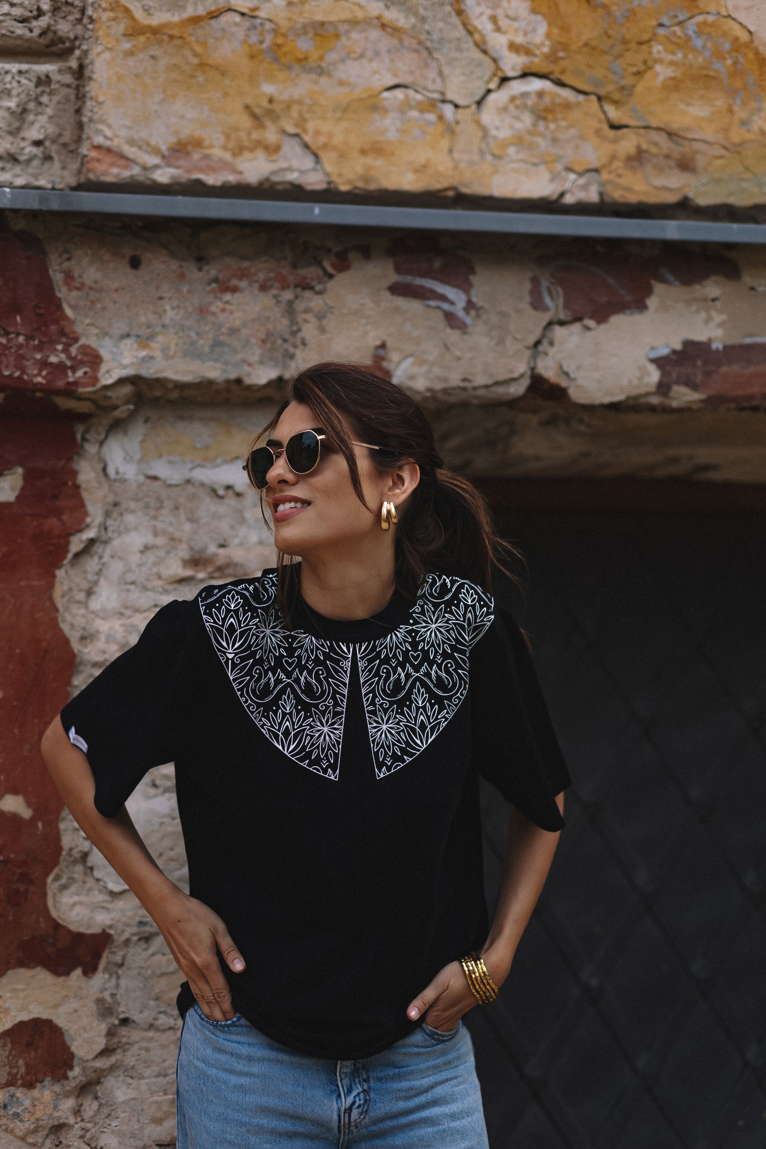 "ETHNO PAUKŠTELIAI", JUODI MARŠKINĖLIAI