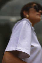 "VINTAŽINIAI", BALTI MARŠKINĖLIAI SU APYKAKLE