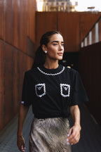 "KIŠENĖS", JUODI MARŠKINĖLIAI