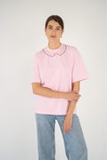SIZE CLEARANCE "MINI BORDEAUX DOTS", PINK T-SHIRT
