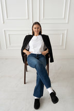 "VINTAŽINIAI", BALTI MARŠKINĖLIAI SU APYKAKLE