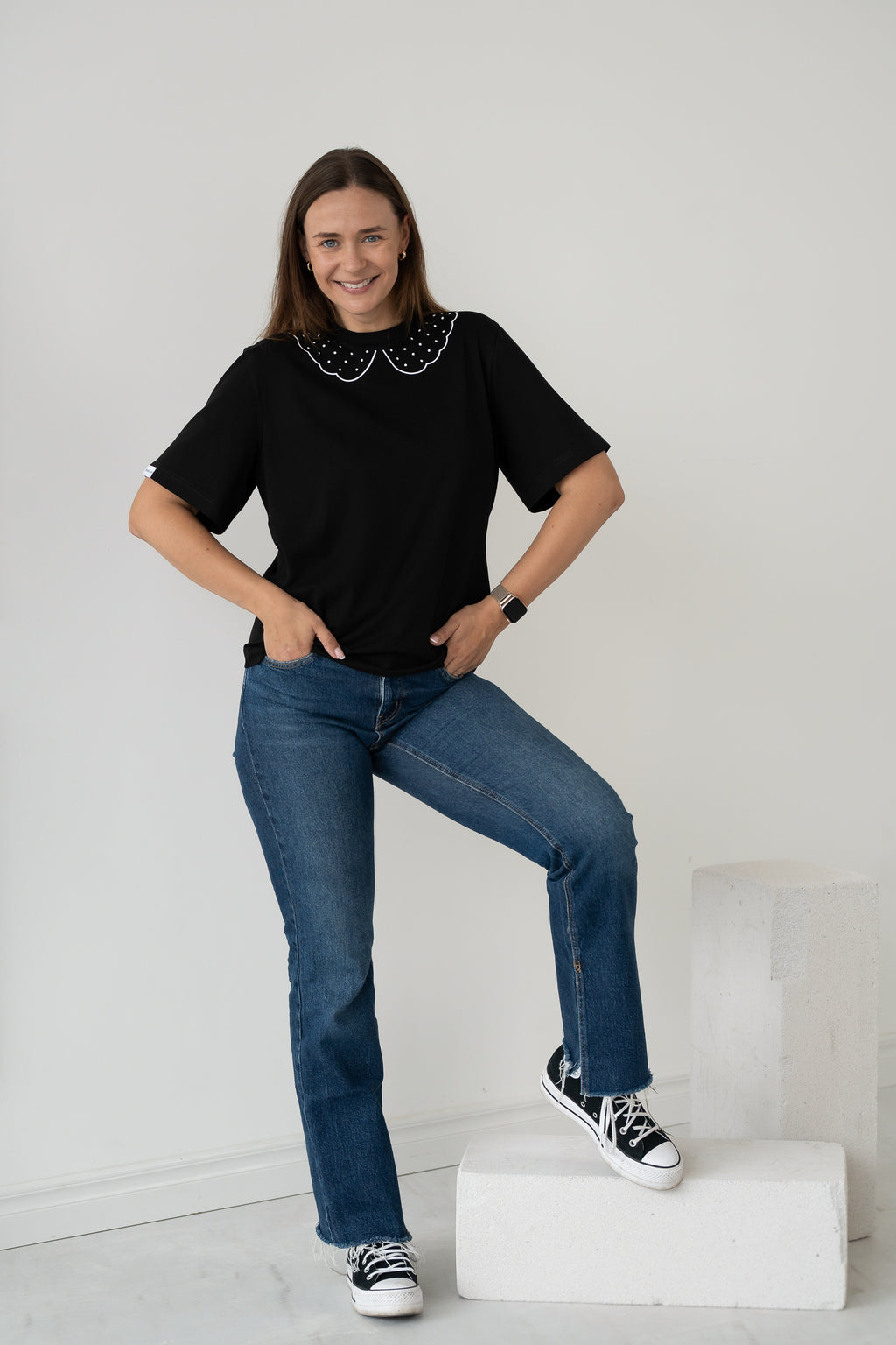 "MINI TAŠKELIAI", JUODI MARŠKINĖLIAI