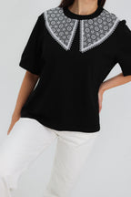 "ORNAMENTAI", JUODI MARŠKINĖLIAI