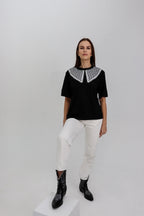 "ORNAMENTAI", JUODI MARŠKINĖLIAI